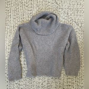 *5/$20 or 3/$15* Grey Turtleneck Sweater with Shimmer